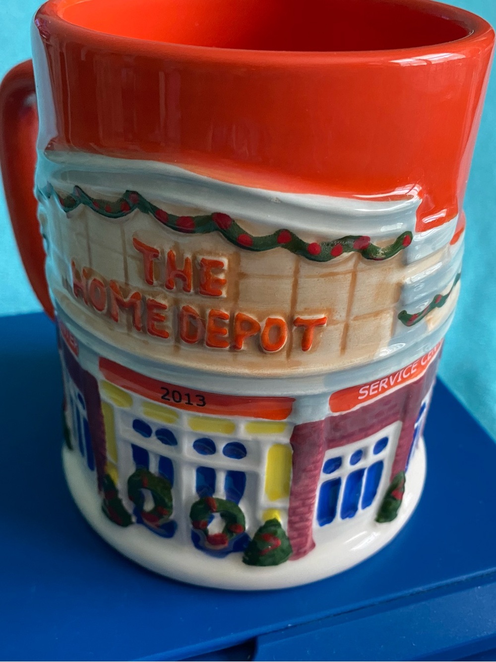 The Home Depot Store 2013 ceramic Christmas Mug 19 oz. Christmas Storefront - Picture 7 of 15